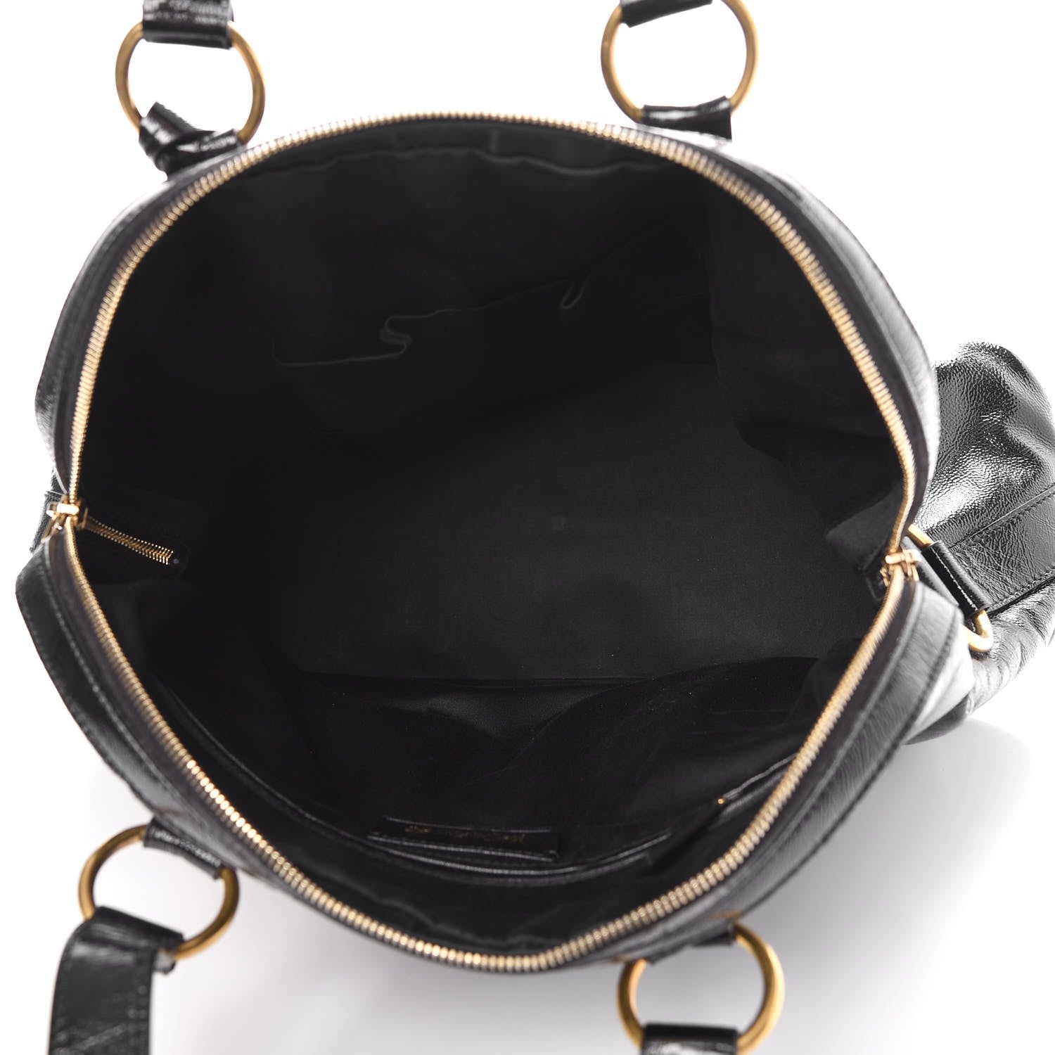 Saint Laurent Patent Oversized Muse Black 5 of 7