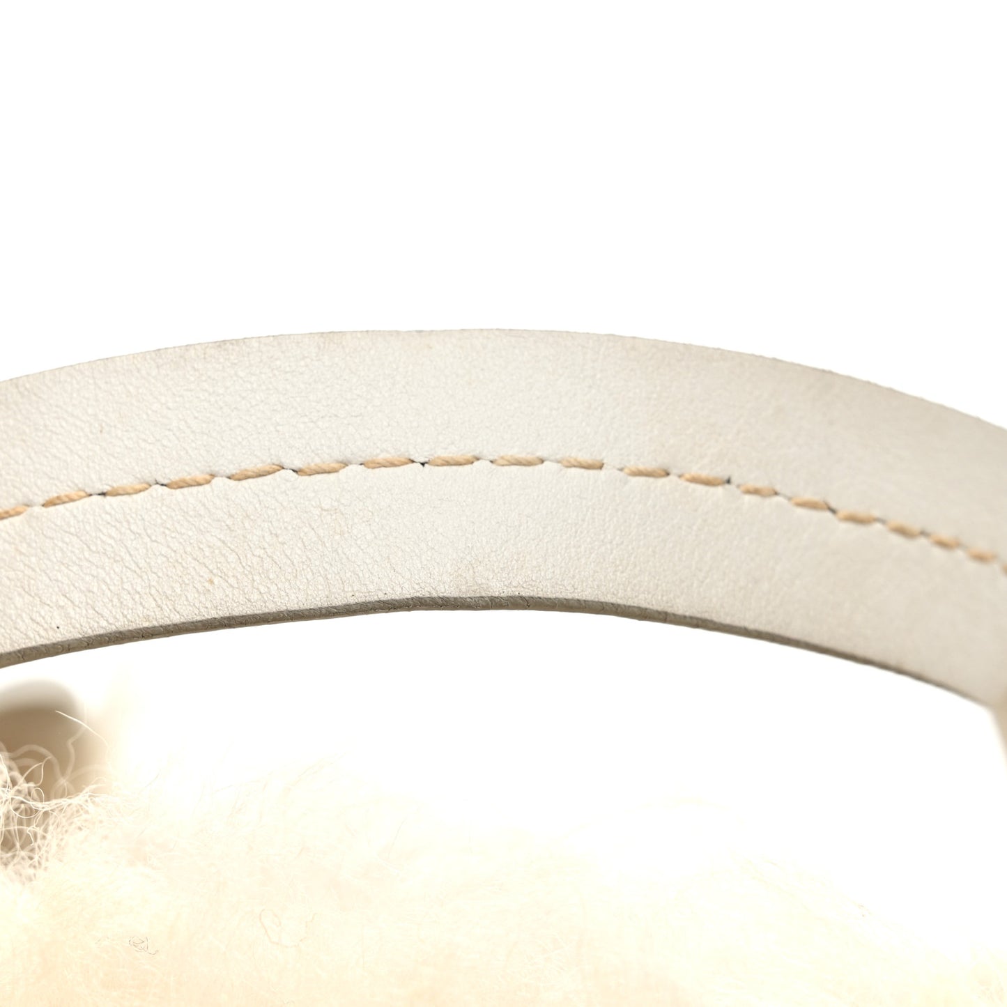 Montone Midolli Basket Bag White Miel