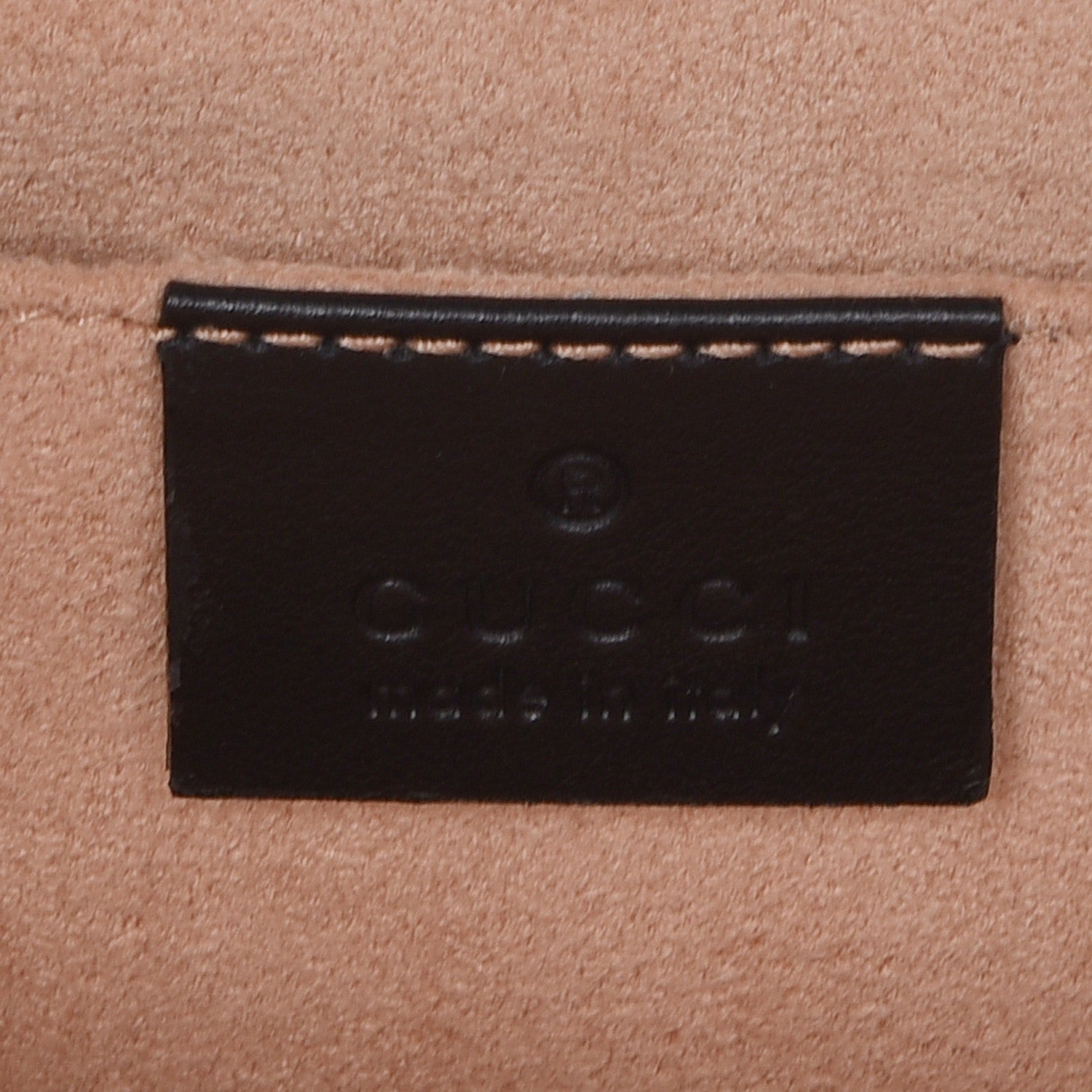 Gucci Calfskin GG Supreme Monogram Small Padlock Shoulder Bag Black Gold 6 of 8