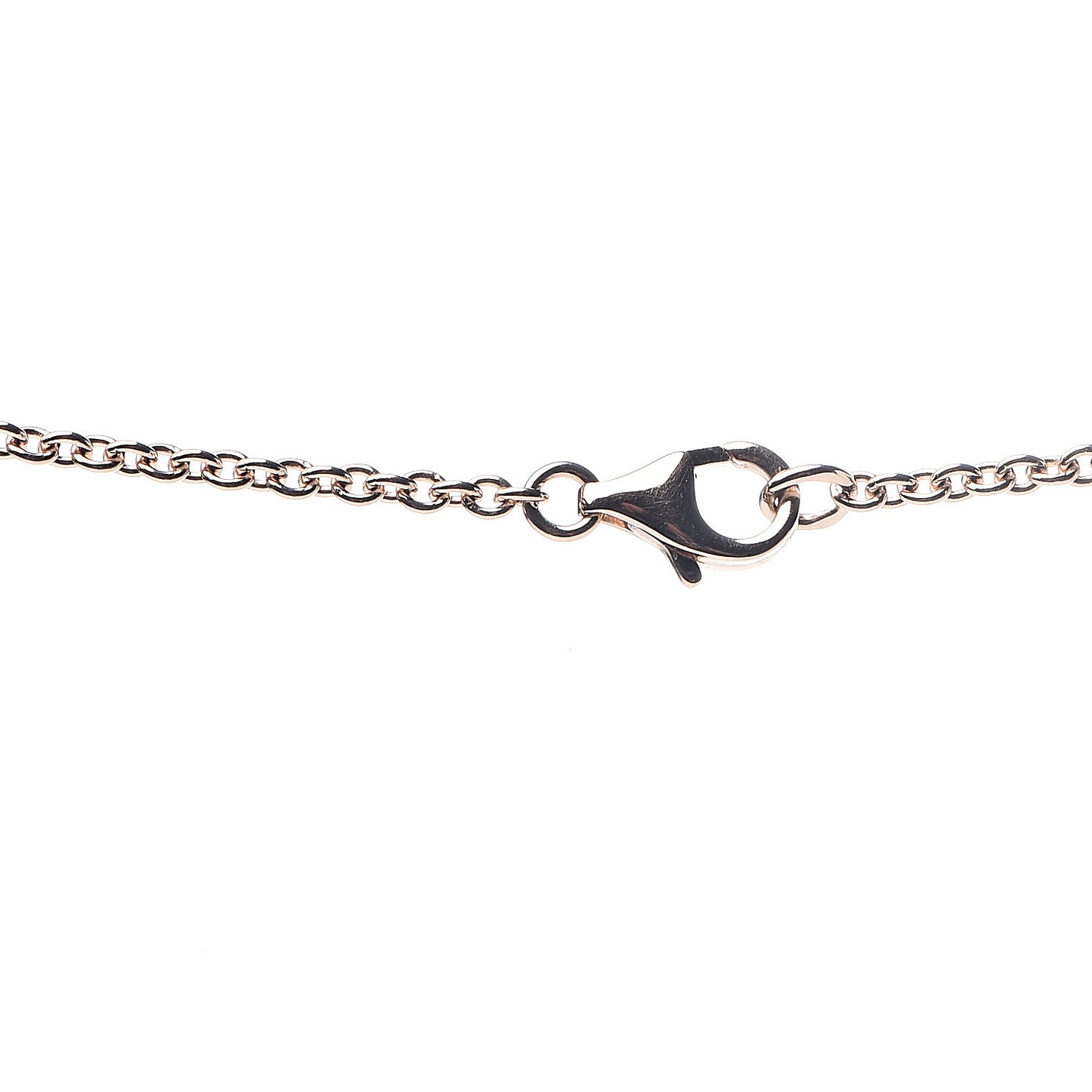 18K Pink Gold Interlocking LOVE Necklace 30