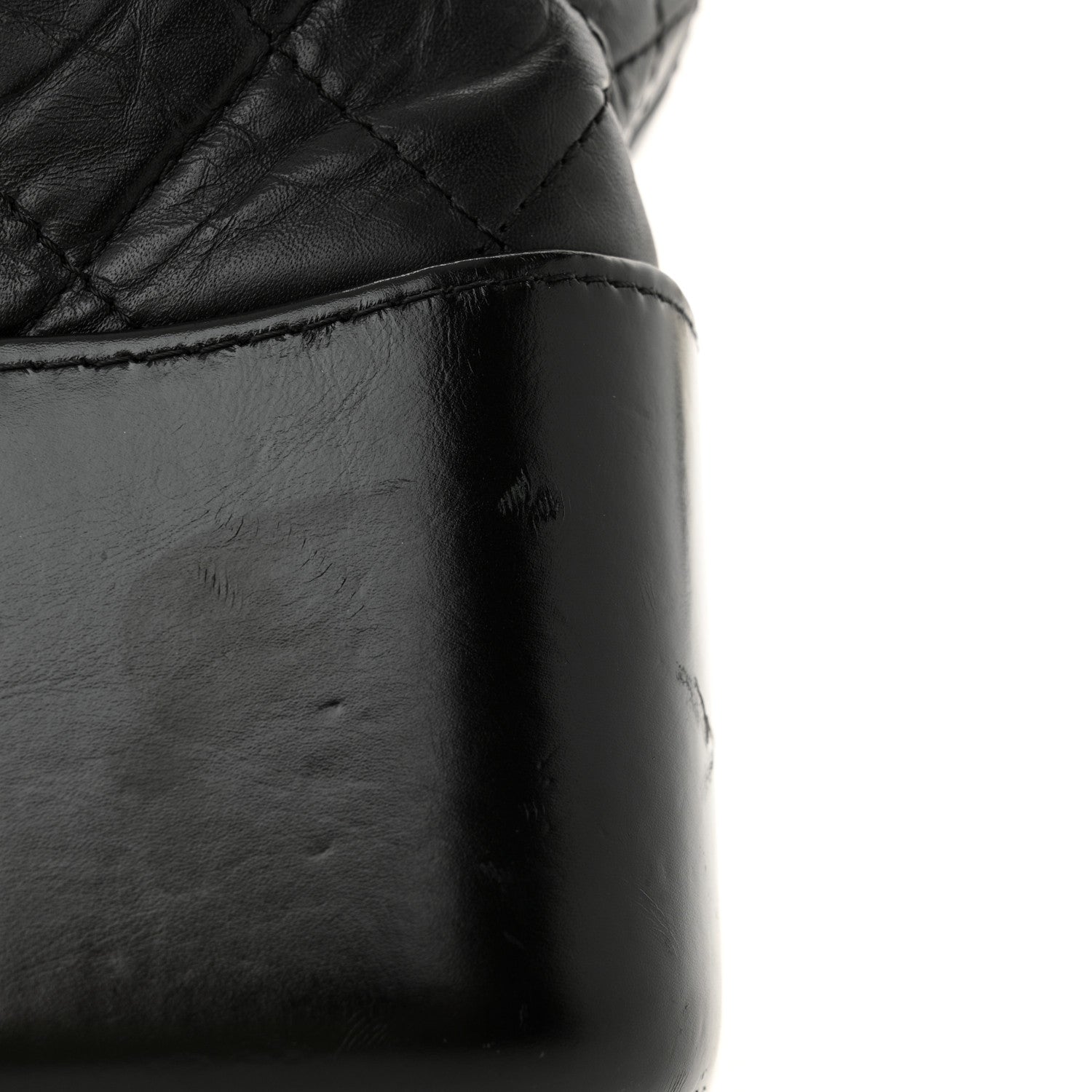 Chanel Aged Calfskin Quilted Medium Gabrielle Hobo Black 13 of 13