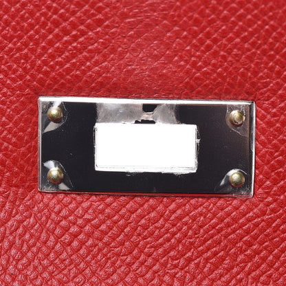 Hermes Epsom Kelly Sellier 32 Rouge Casaque 25 of 38