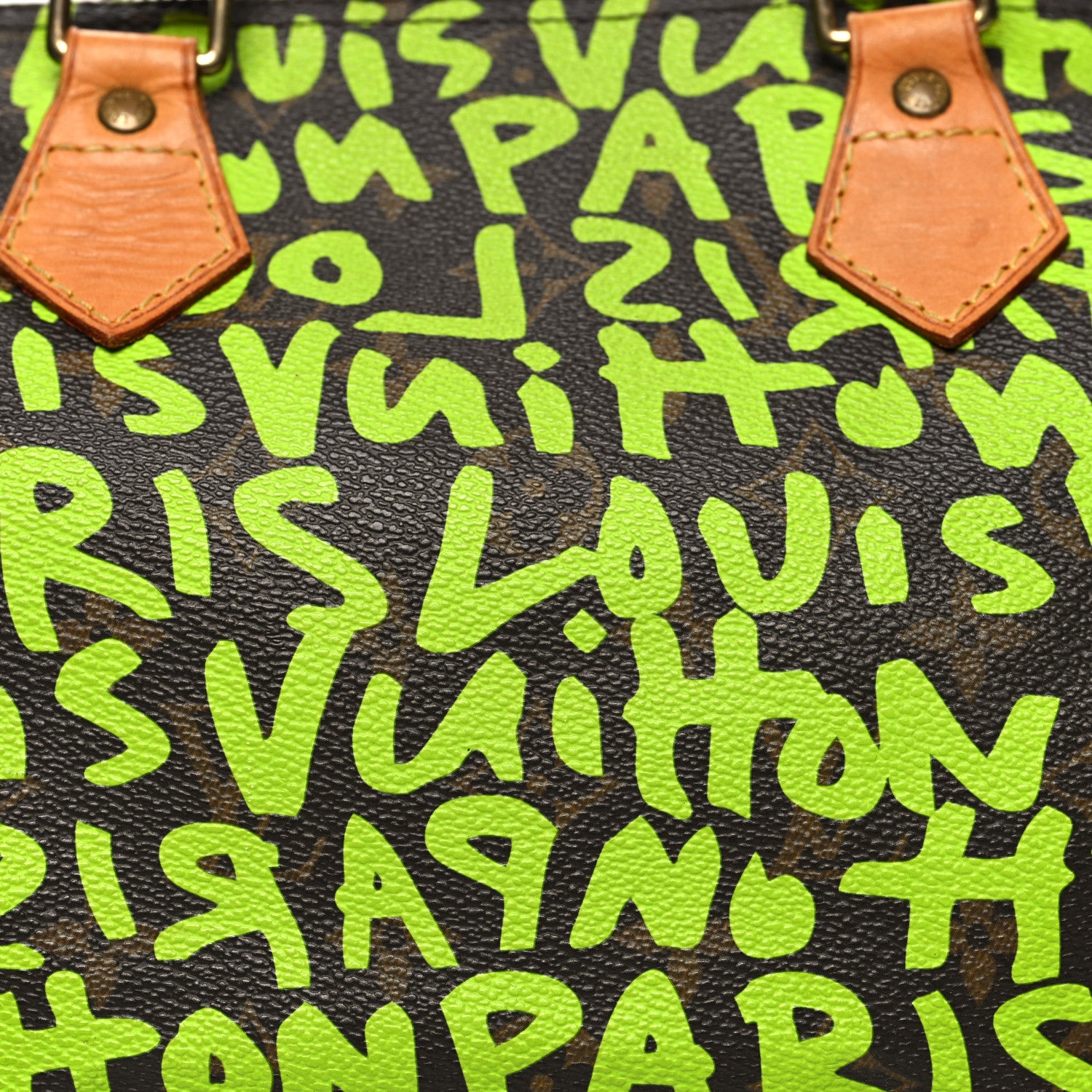 Louis Vuitton Monogram Graffiti Speedy 30 Green 8 of 13