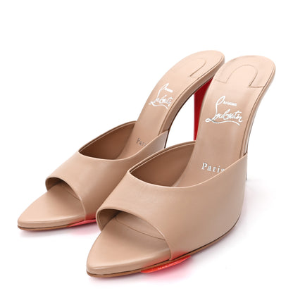 Christian Louboutin Nappa Miss Z 100 Mules 39.5 Blush 4 of 8