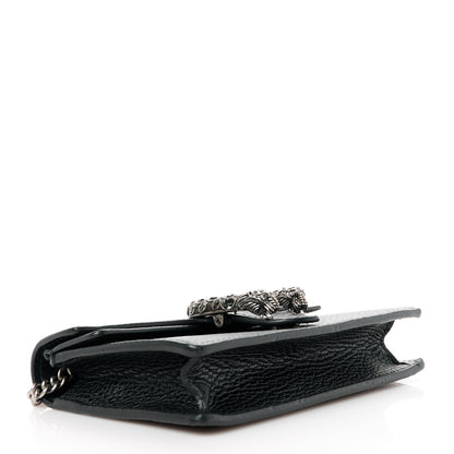 Gucci Calfskin Super Mini Dionysus Shoulder Bag Black 4 of 9
