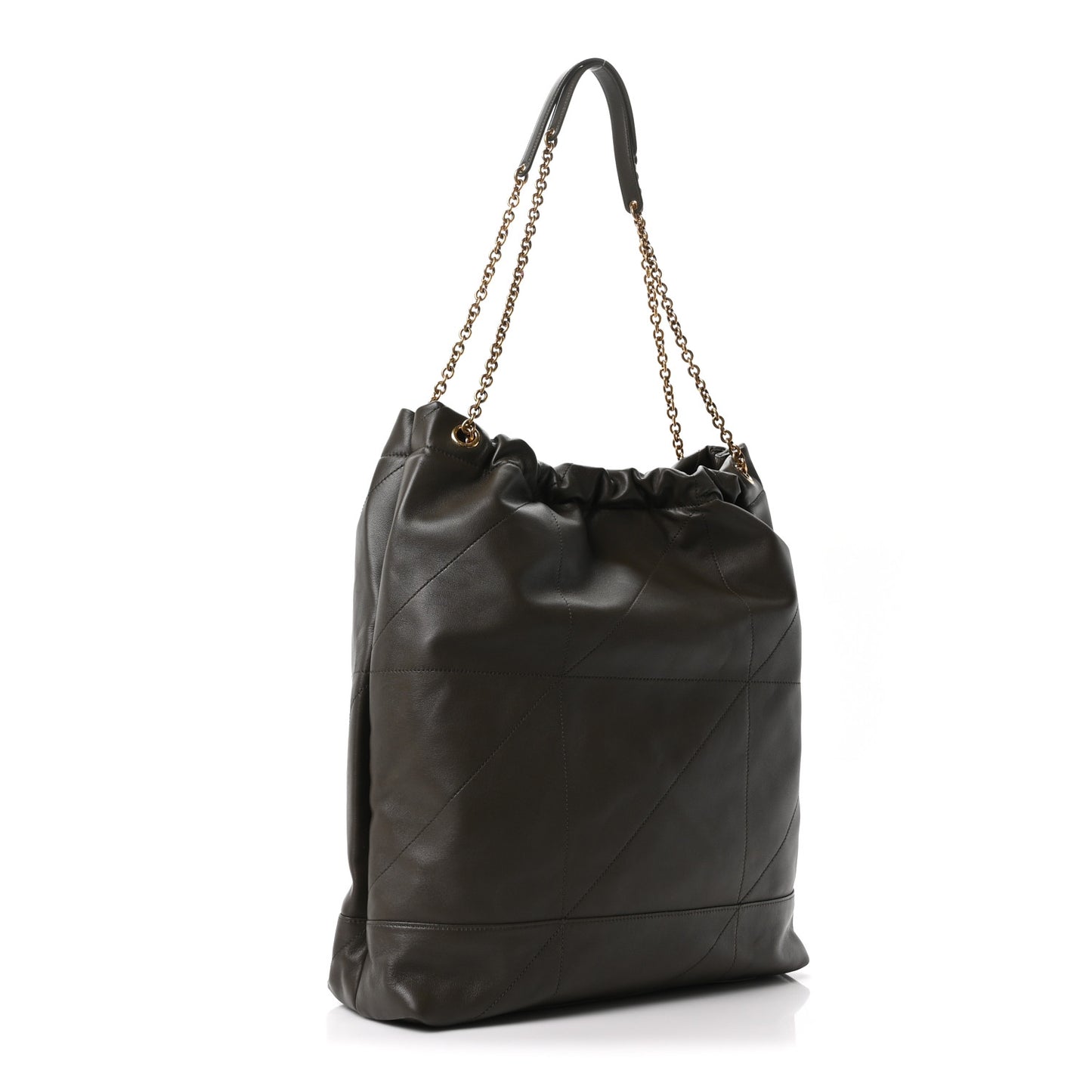 Lambskin Matelasse Monogram Large Jamie 4.3 Light Musk
