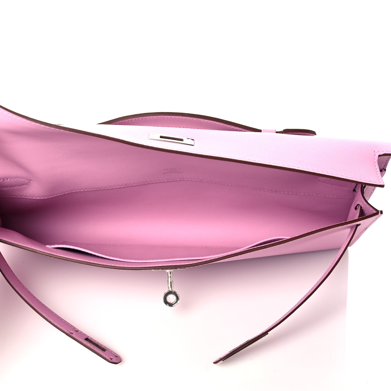 Hermes Swift Kelly Cut Clutch Pochette Mauve Sylvestre 5 of 11