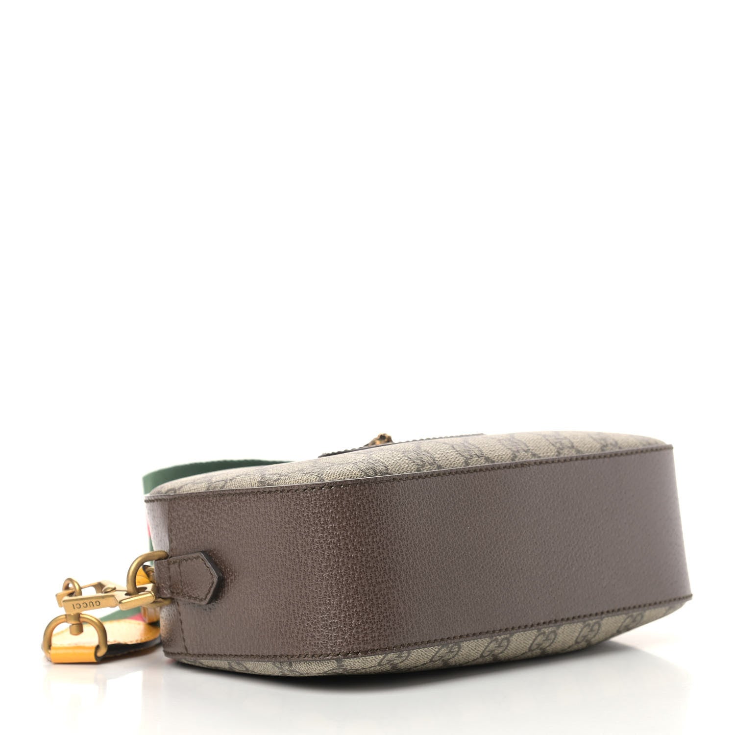 Gucci GG Supreme Monogram Web Neo Vintage Shoulder Bag Beige New Acero Crop 4 of 7