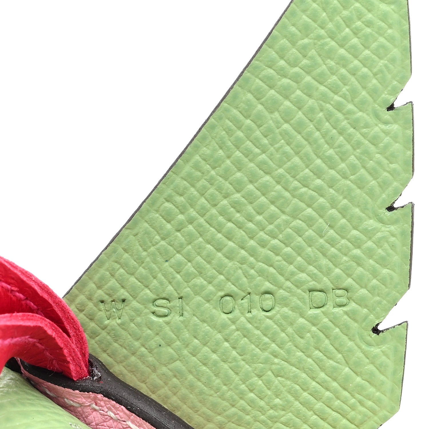 Hermes Ostrich Epsom Swift Birdy Bag Charm Vert Criquet Bubblegum Nata Menthe Bleu France Framboise 4 of 5