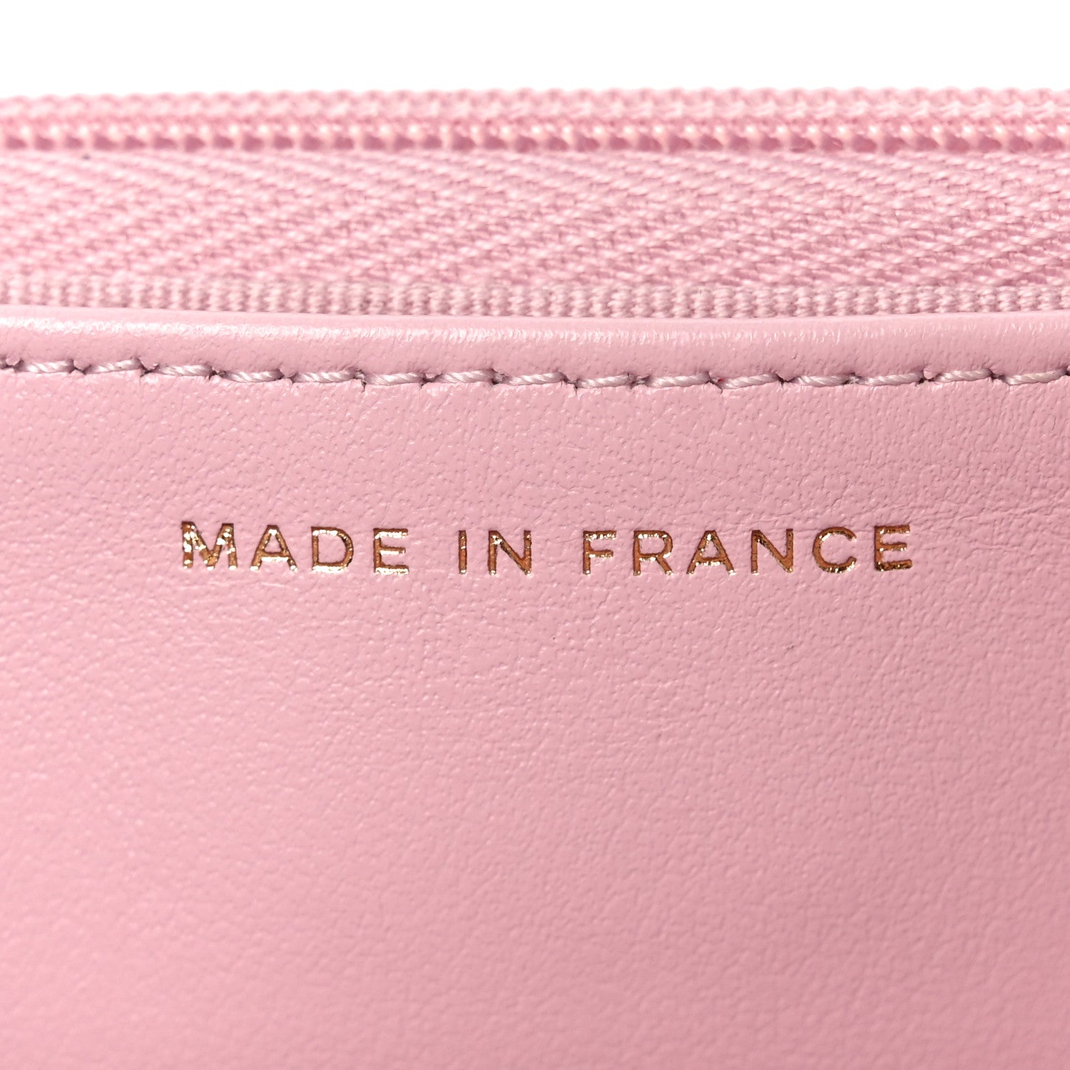Chanel Caviar Quilted Textured CC Wallet on Chain WOC Light Pink 7 of 11