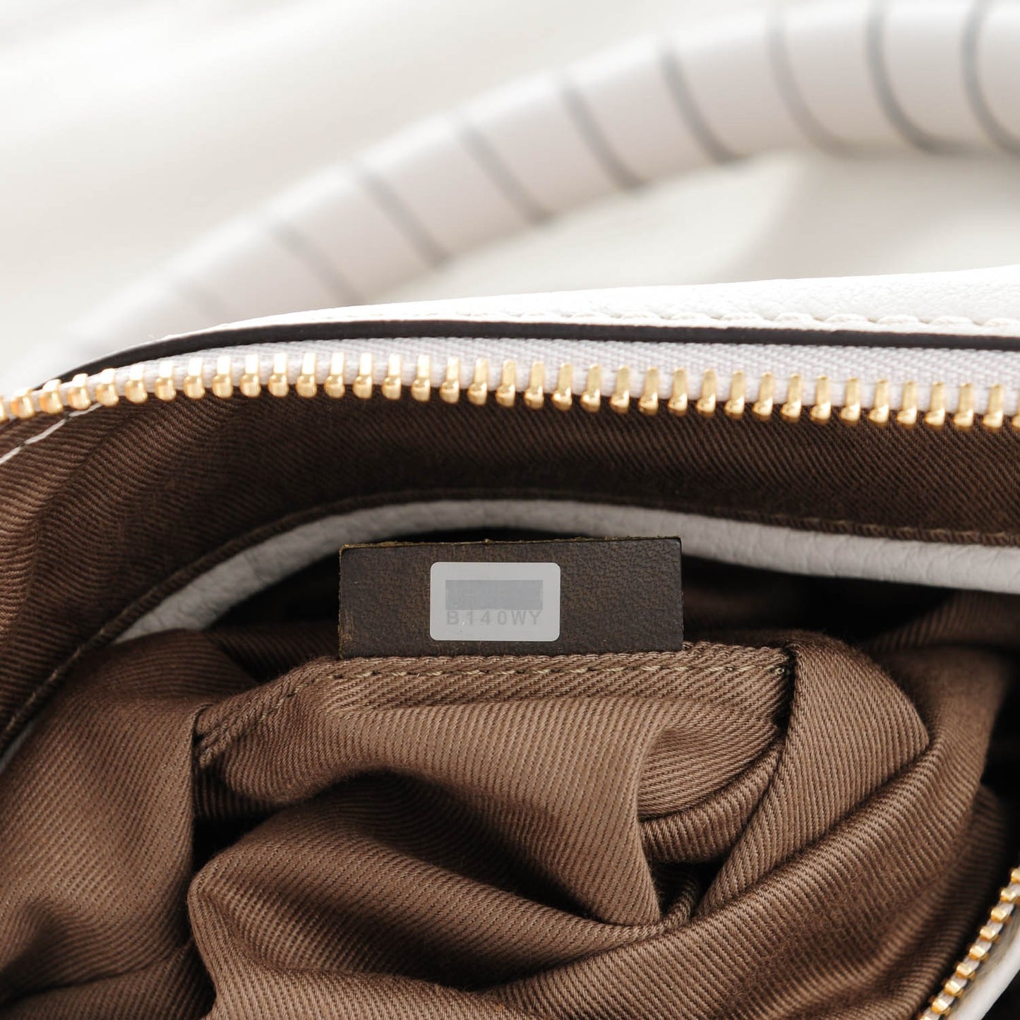 Calfskin Large Marcie Satchel Dove