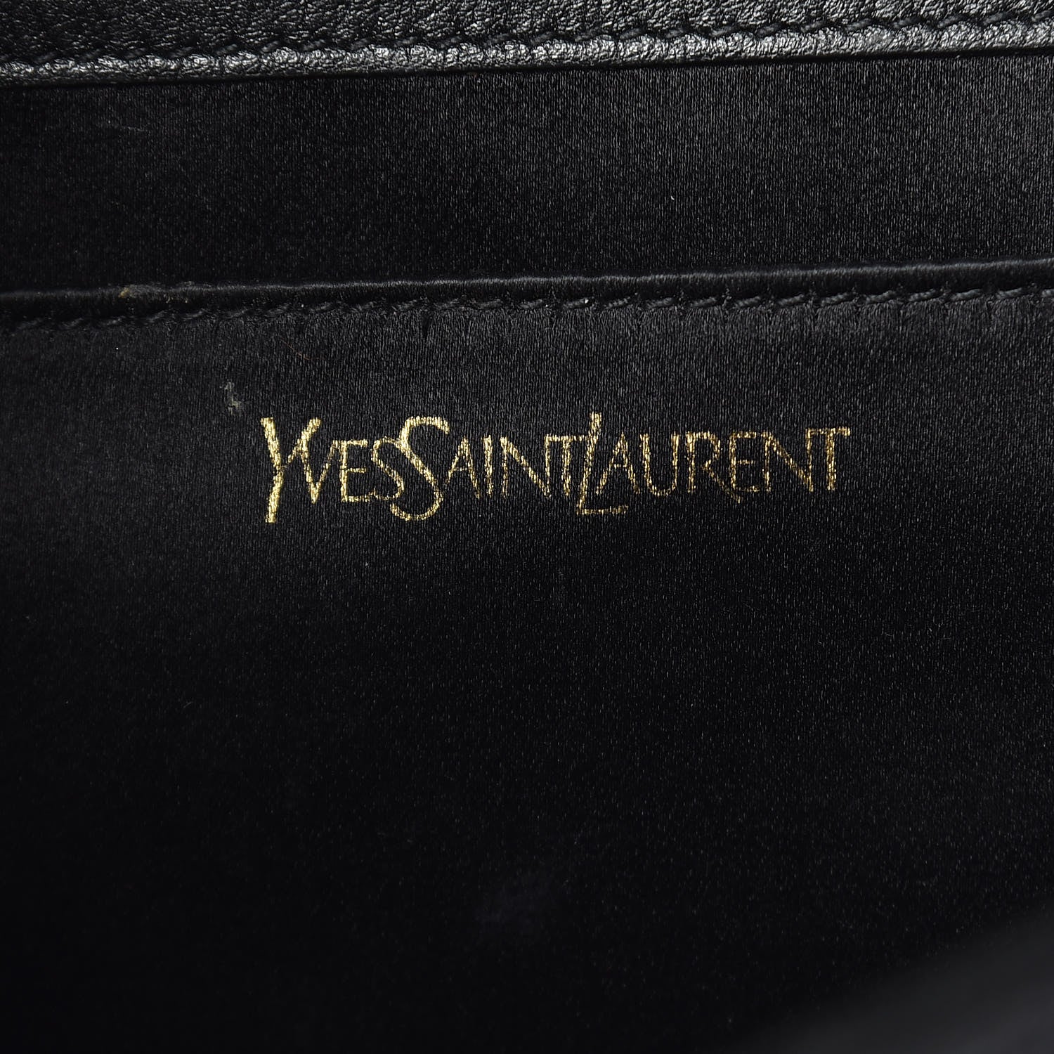 Saint Laurent Calfskin Monogram Large Belle De Jour Clutch Black 6 of 21