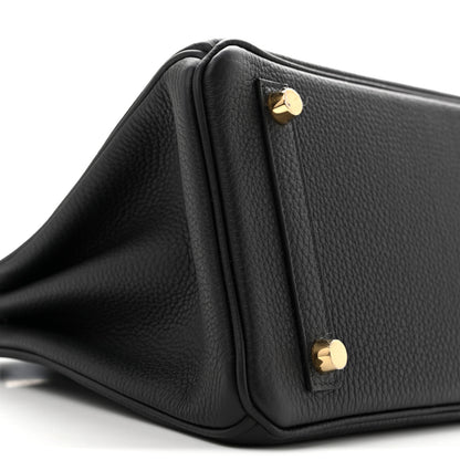 Hermes Togo Matte Alligator Birkin Touch 25 Black 9 of 12