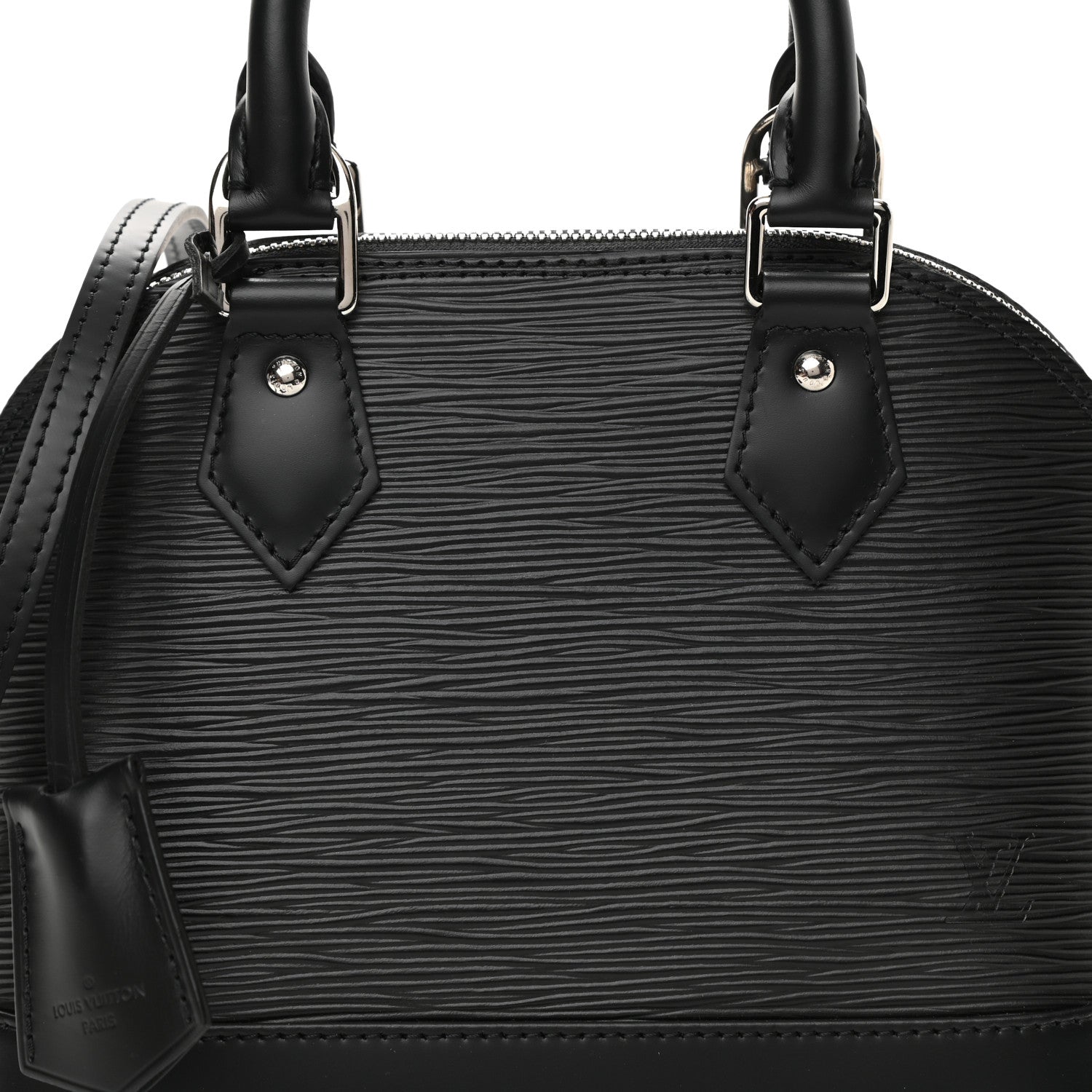 Louis Vuitton Epi Alma BB Black 7 of 9