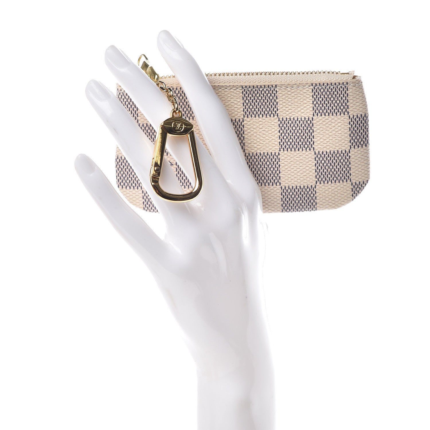 Louis Vuitton Damier Azur Key Pouch 2 of 7