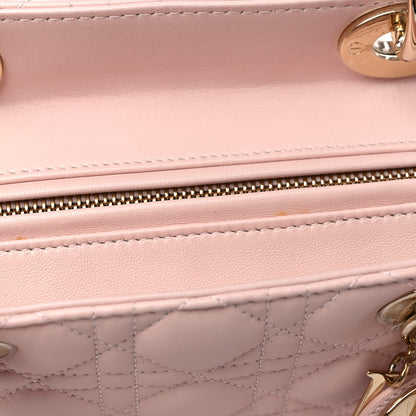 Christian Dior Lambskin Cannage Large Lady Dior Light Pink 12 of 12