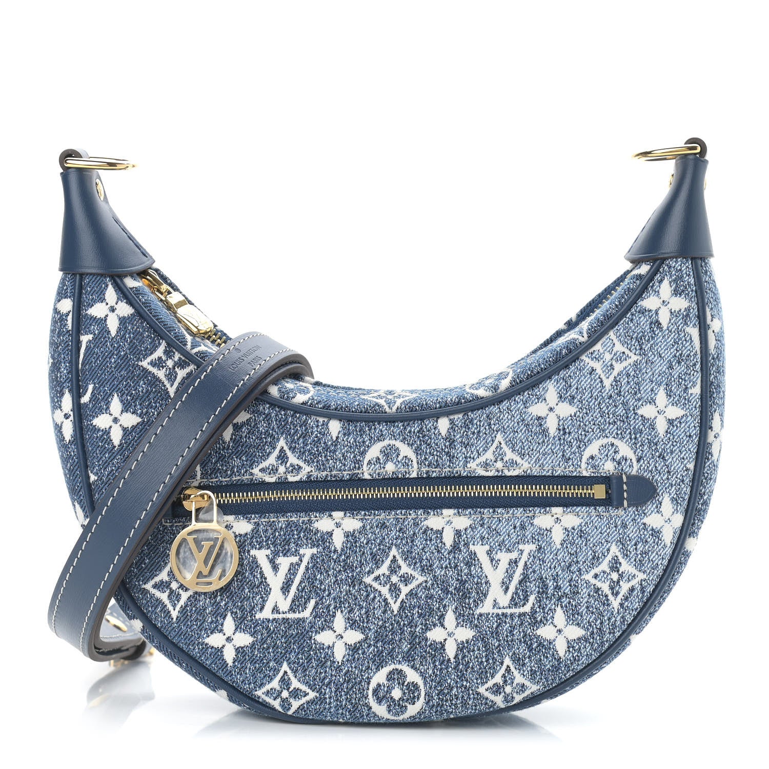 Louis Vuitton Monogram Jacquard Denim Loop Bleu 1 of 8
