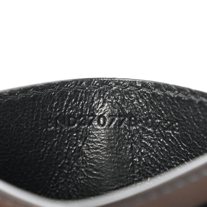 Saint Laurent Patent Calfskin Monogram Credit Card Case Black 7 of 8