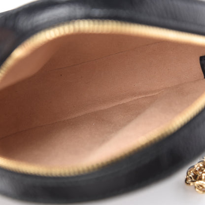Gucci Suede Patent Web Mini Ophidia Round Shoulder Bag Black 5 of 10