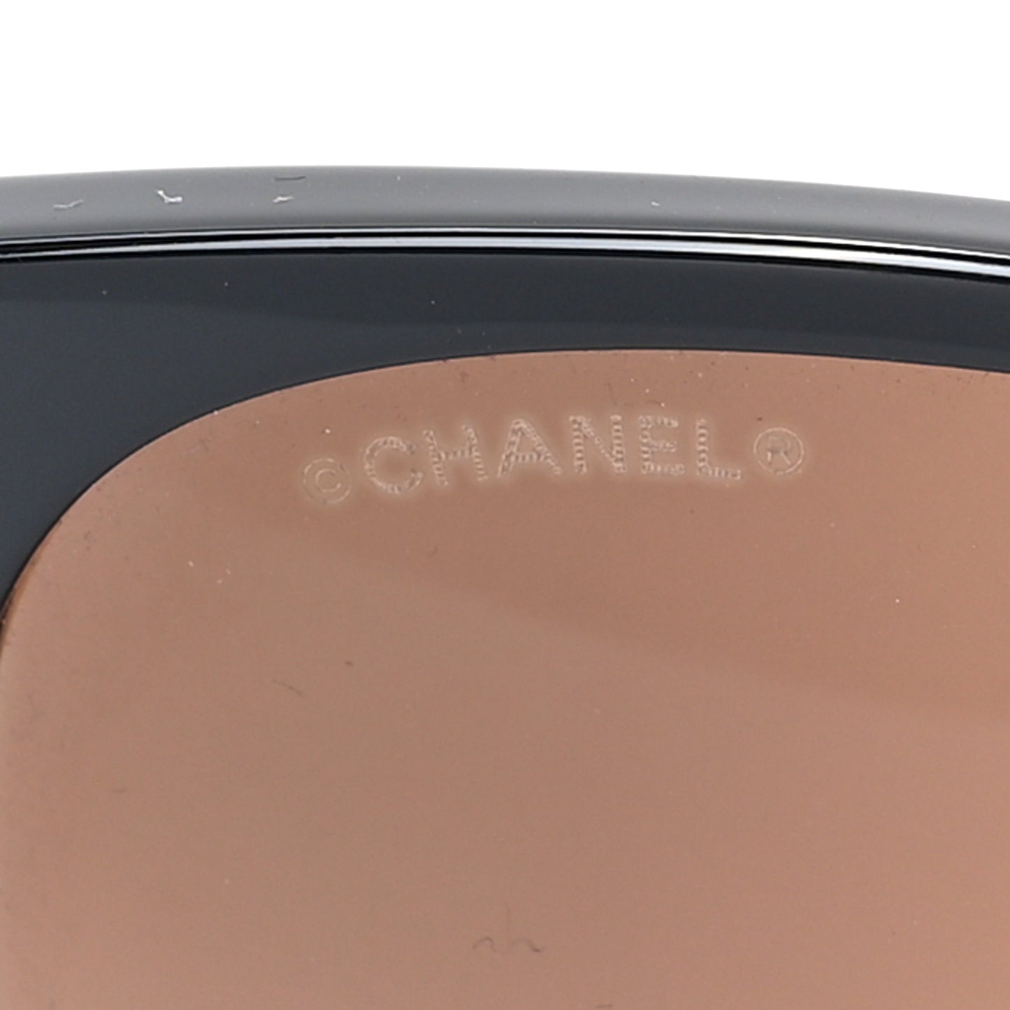 Crystal Lambskin CC Sunglasses 5455-Q-A Black