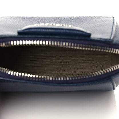 Givenchy Sugar Goatskin Small Antigona Beauty Wristlet Navy 5 of 7