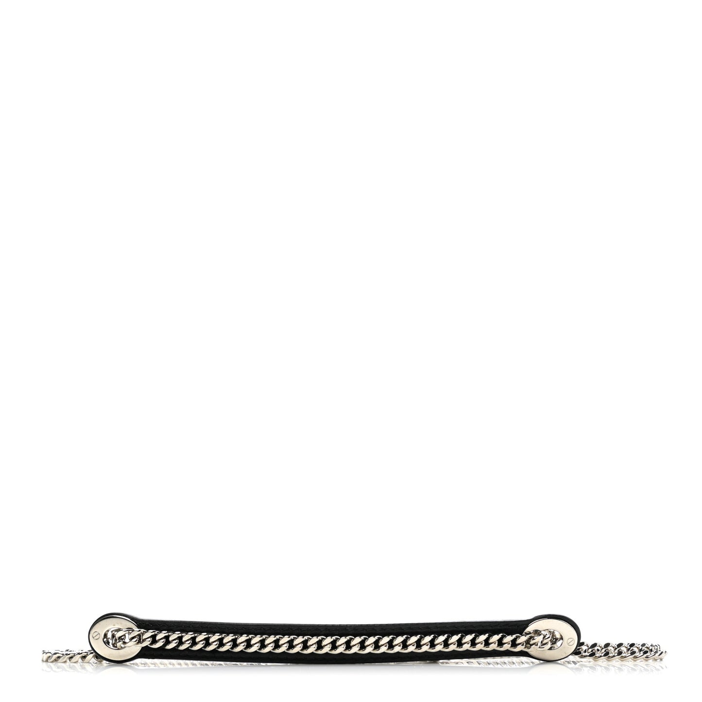 Lambskin Mini Lady Dior Chain Shoulder Strap Black