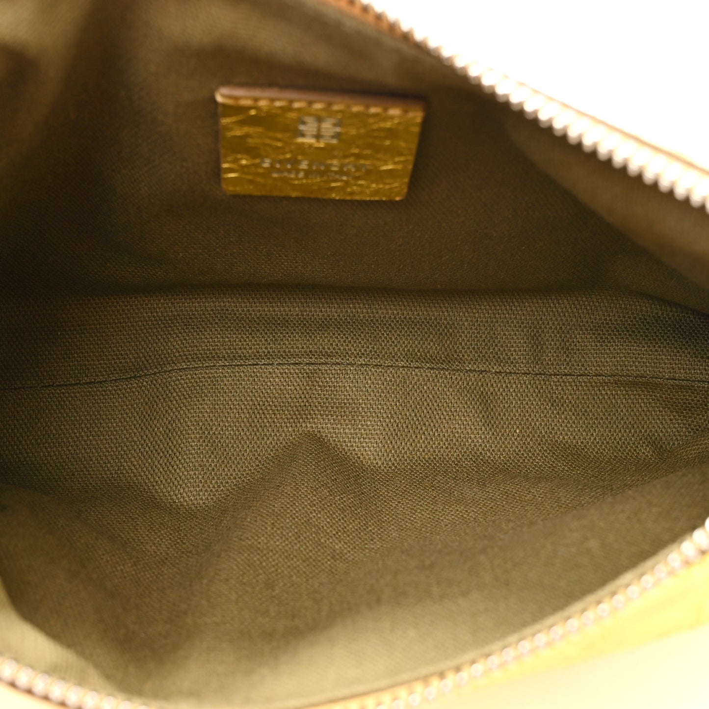 Metallic Calfskin Mini Voyou Bag Gold