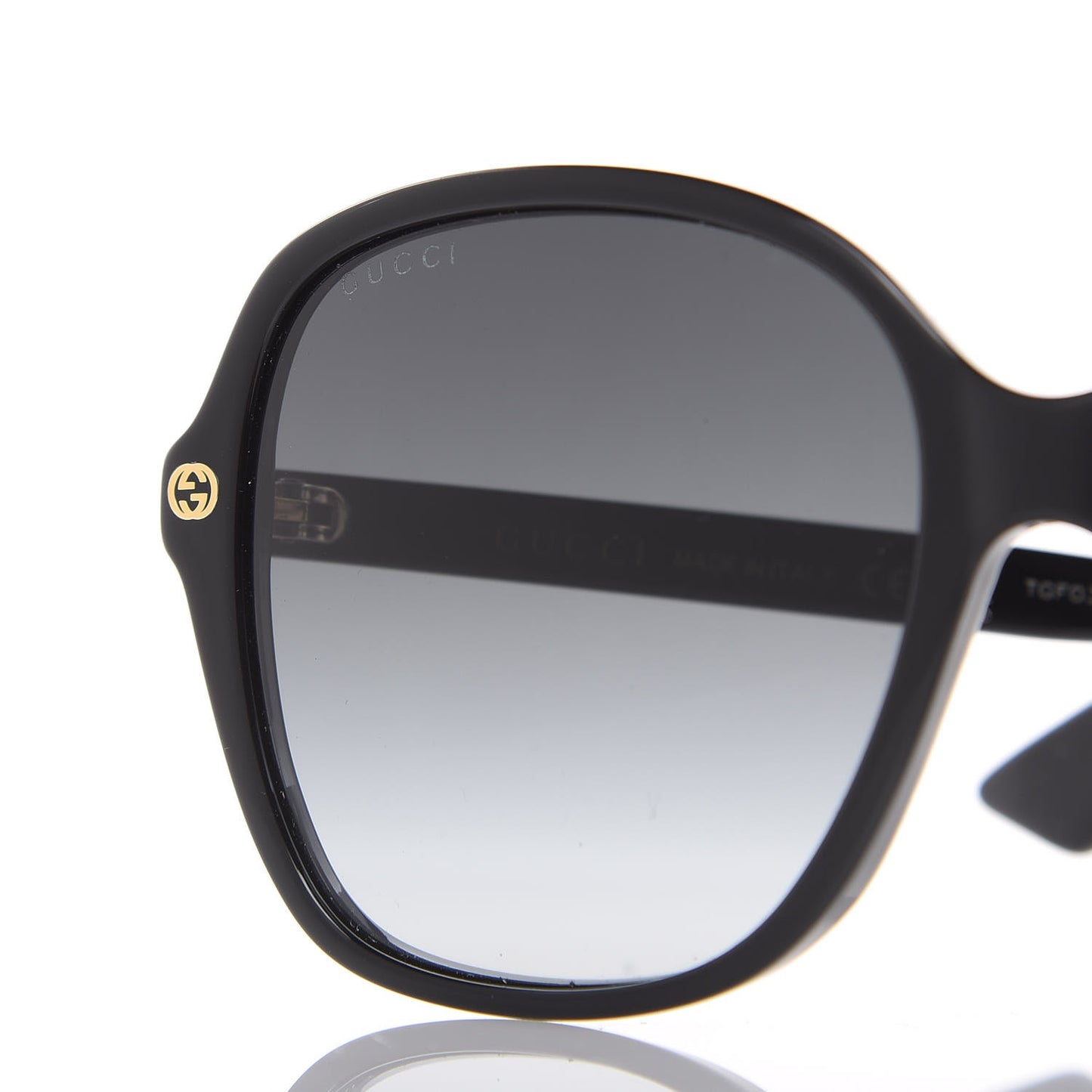 Acetate Square Frame GG0092S Sunglasses Black
