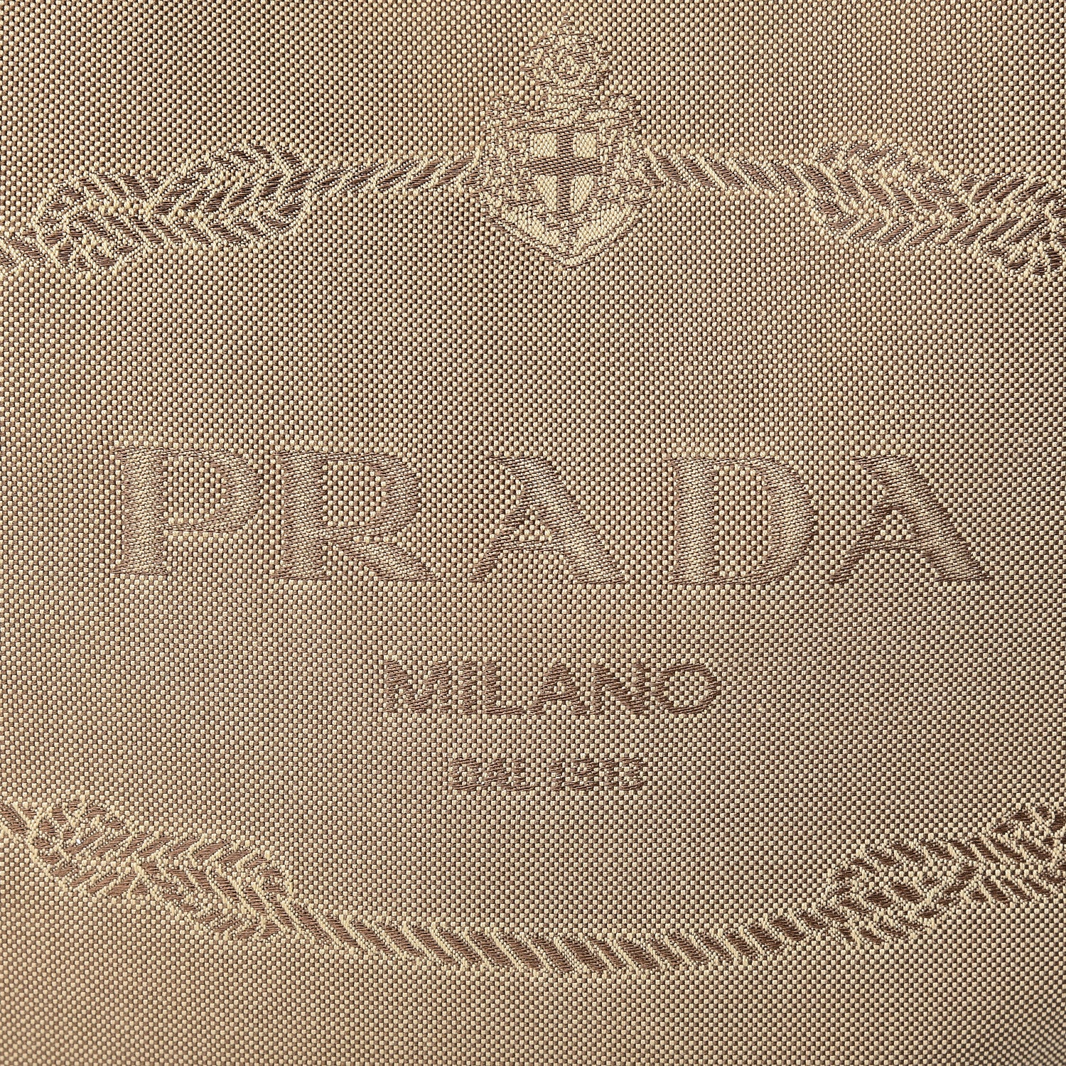 Prada Jacquard Logo Hobo Corda Moro 7 of 9