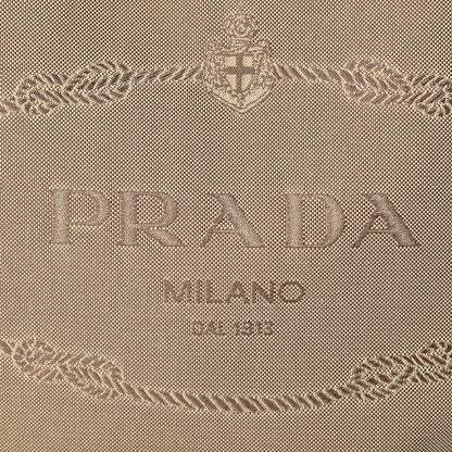 Prada Jacquard Logo Hobo Corda Moro 7 of 9
