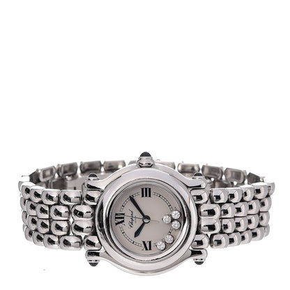 Chopard Stainless Steel 5 Diamond 26mm Happy Sport Quartz Watch 3 of 7