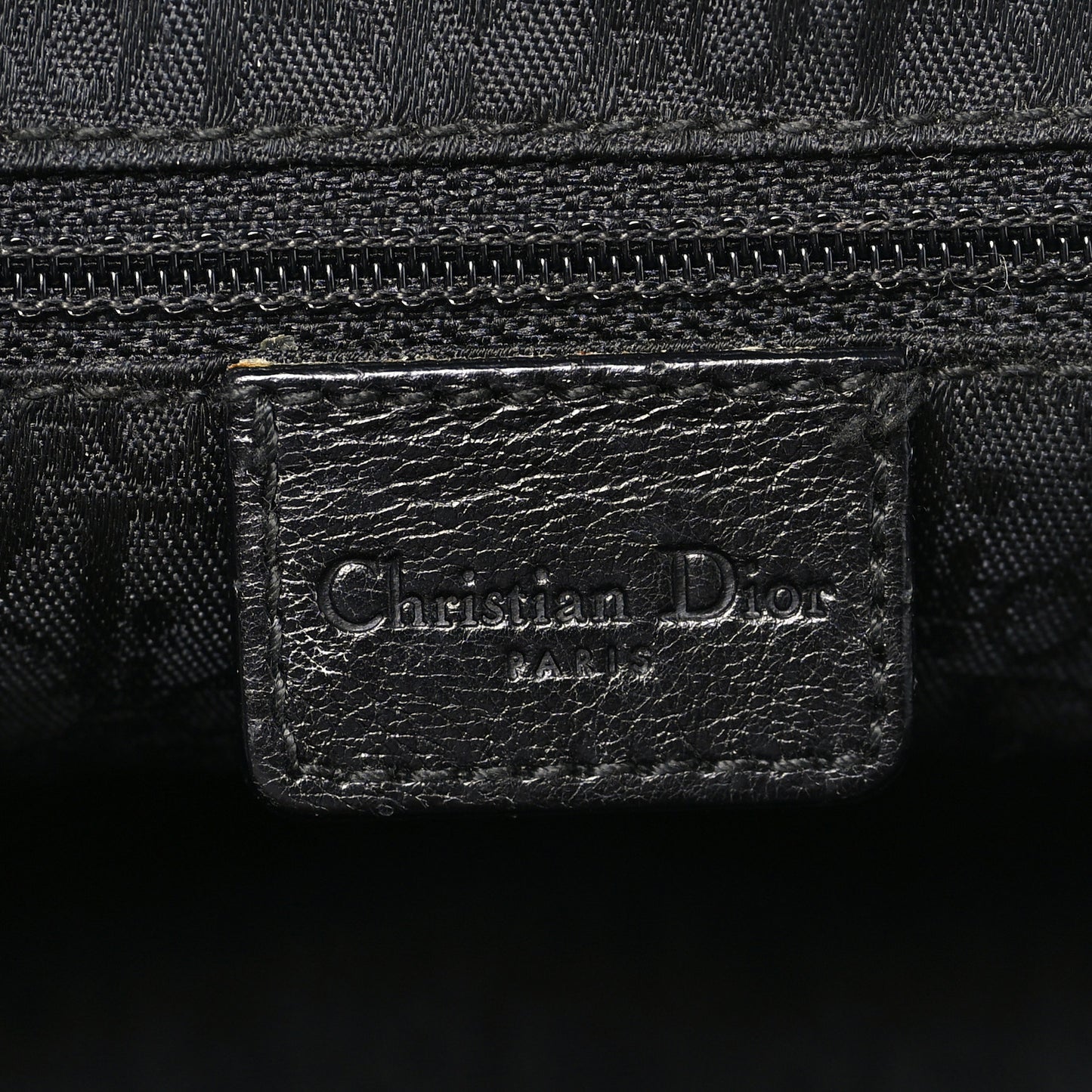 Calfskin Buckle Frame Satchel Black