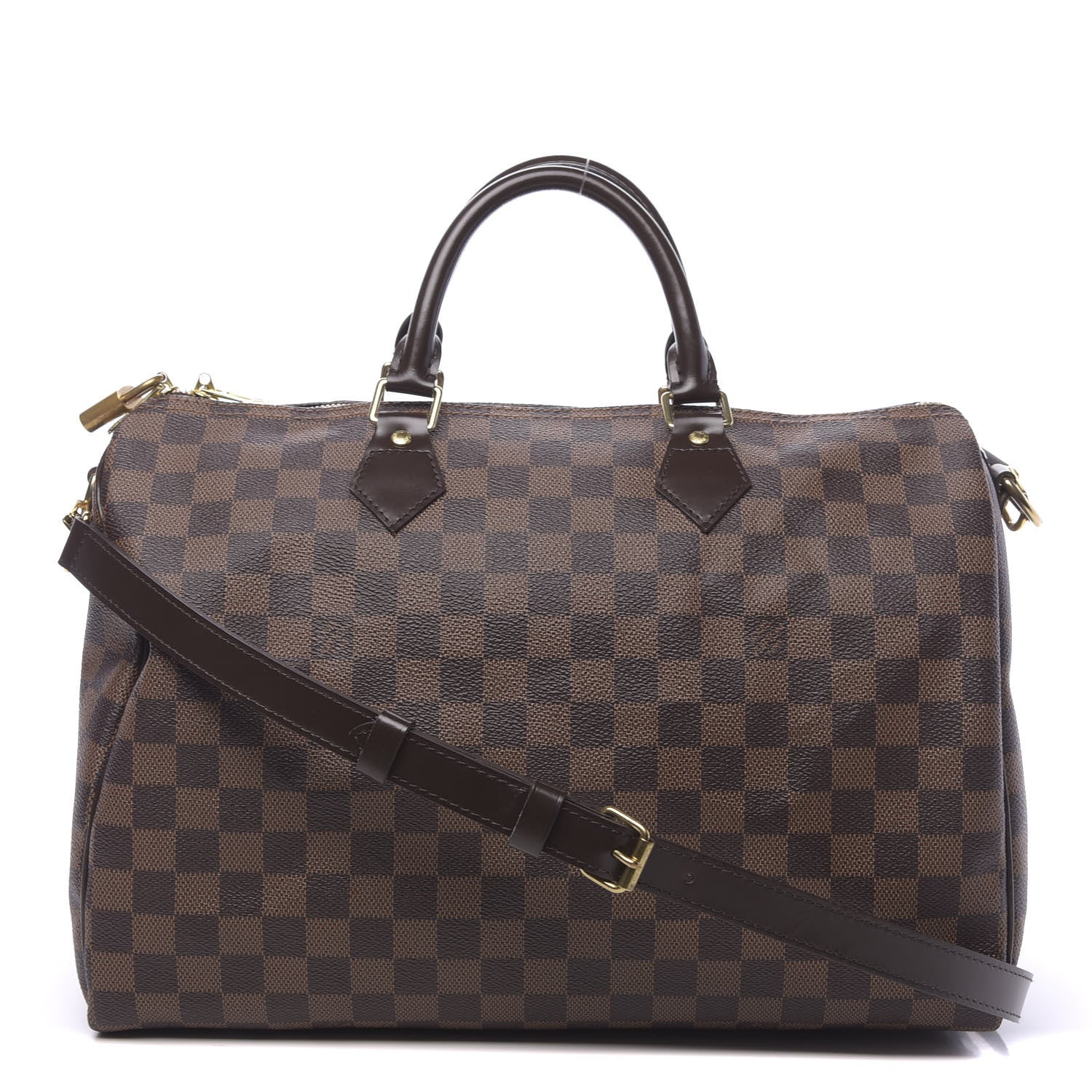 Louis Vuitton Damier Ebene Speedy Bandouliere 35 1 of 12