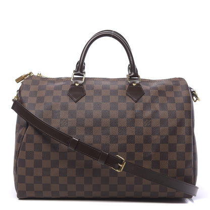 Louis Vuitton Damier Ebene Speedy Bandouliere 35 1 of 12