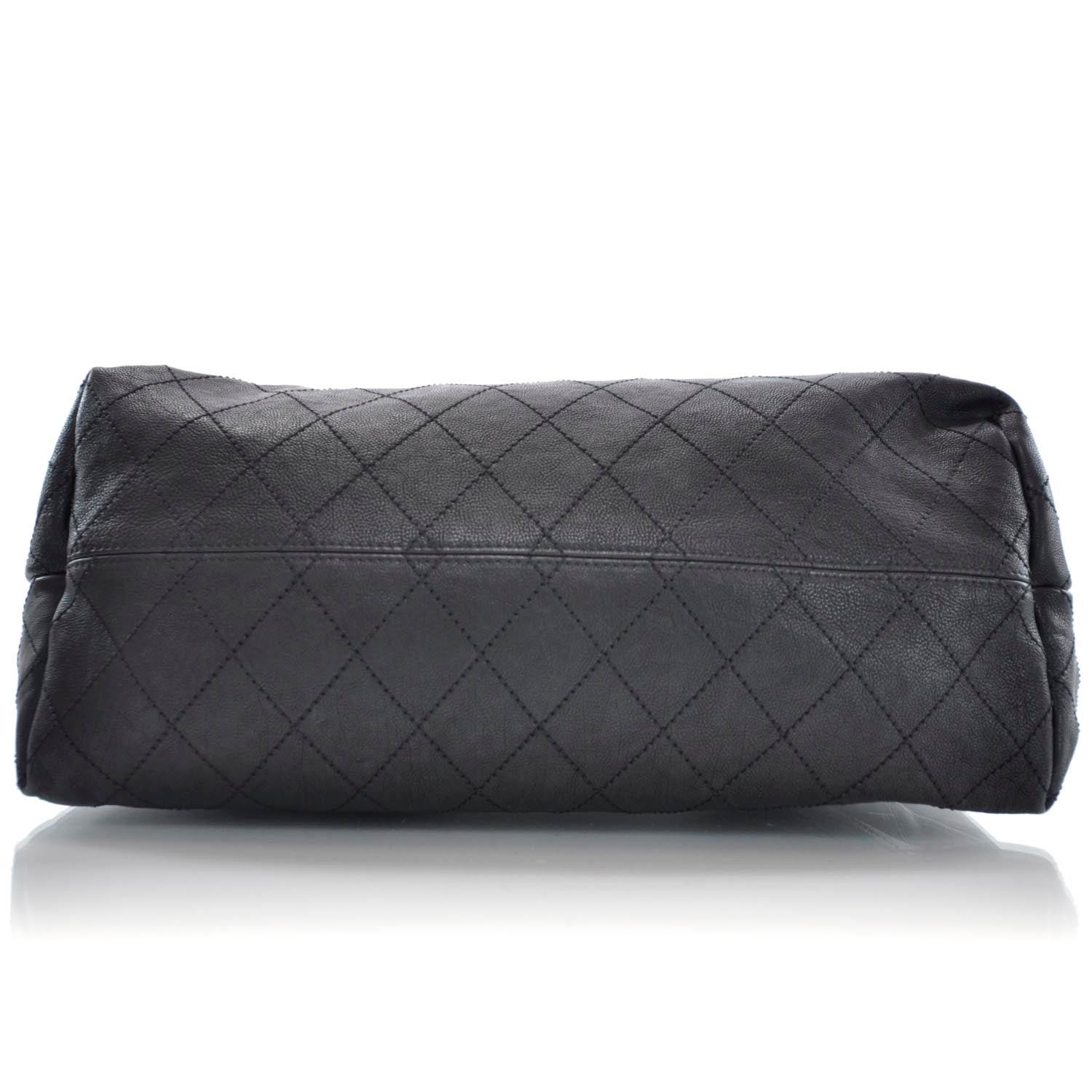 Chanel Calfskin Coco Cabas Black 6 of 9