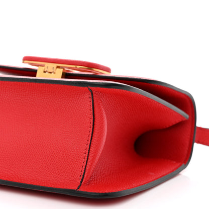 Valentino Garavani Grained Calfskin Small VSling Shoulder Bag Red 9 of 10