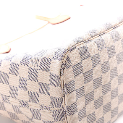 Louis Vuitton Damier Azur Neo Neverfull MM Rose Ballerine 5 of 12