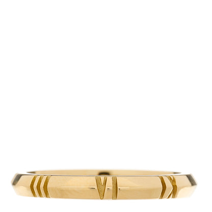 Tiffany 18K Yellow Gold Atlas X Closed Narrow Ring 54 7 3 of 4
