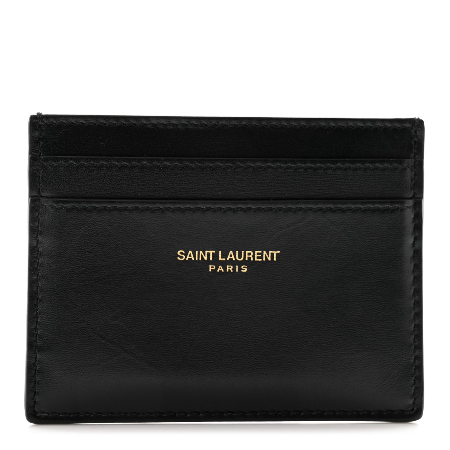 Calfskin Card Case Black