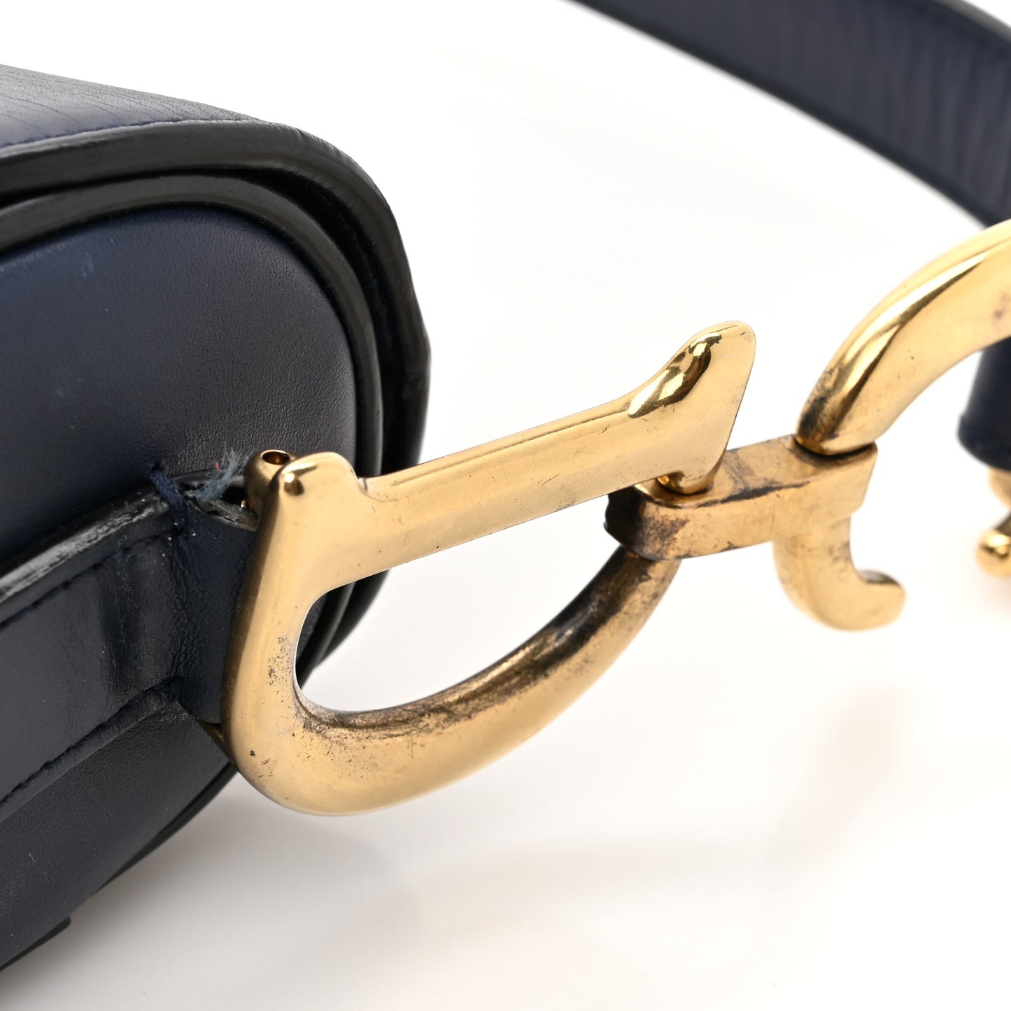 Calfskin Saddle Bag Navy