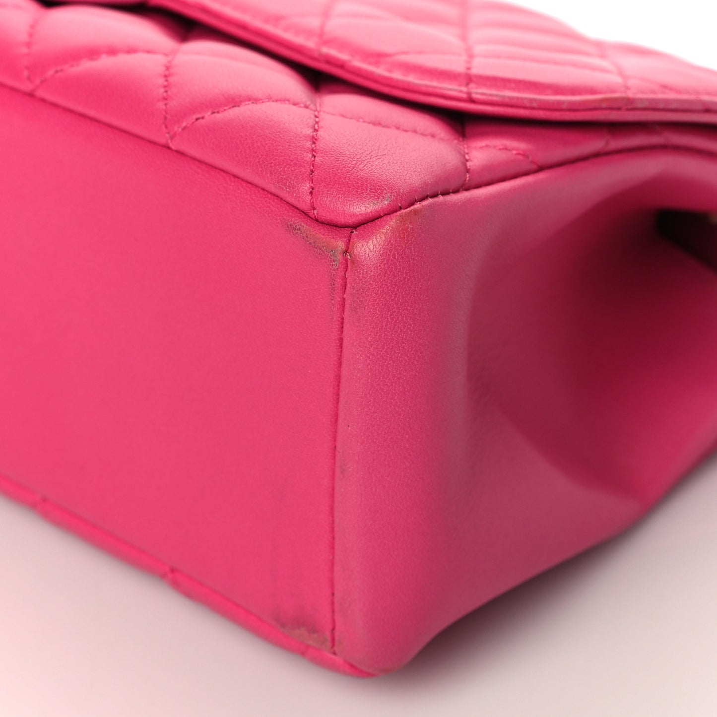 Lambskin Quilted Medium Mademoiselle Chic Flap Pink