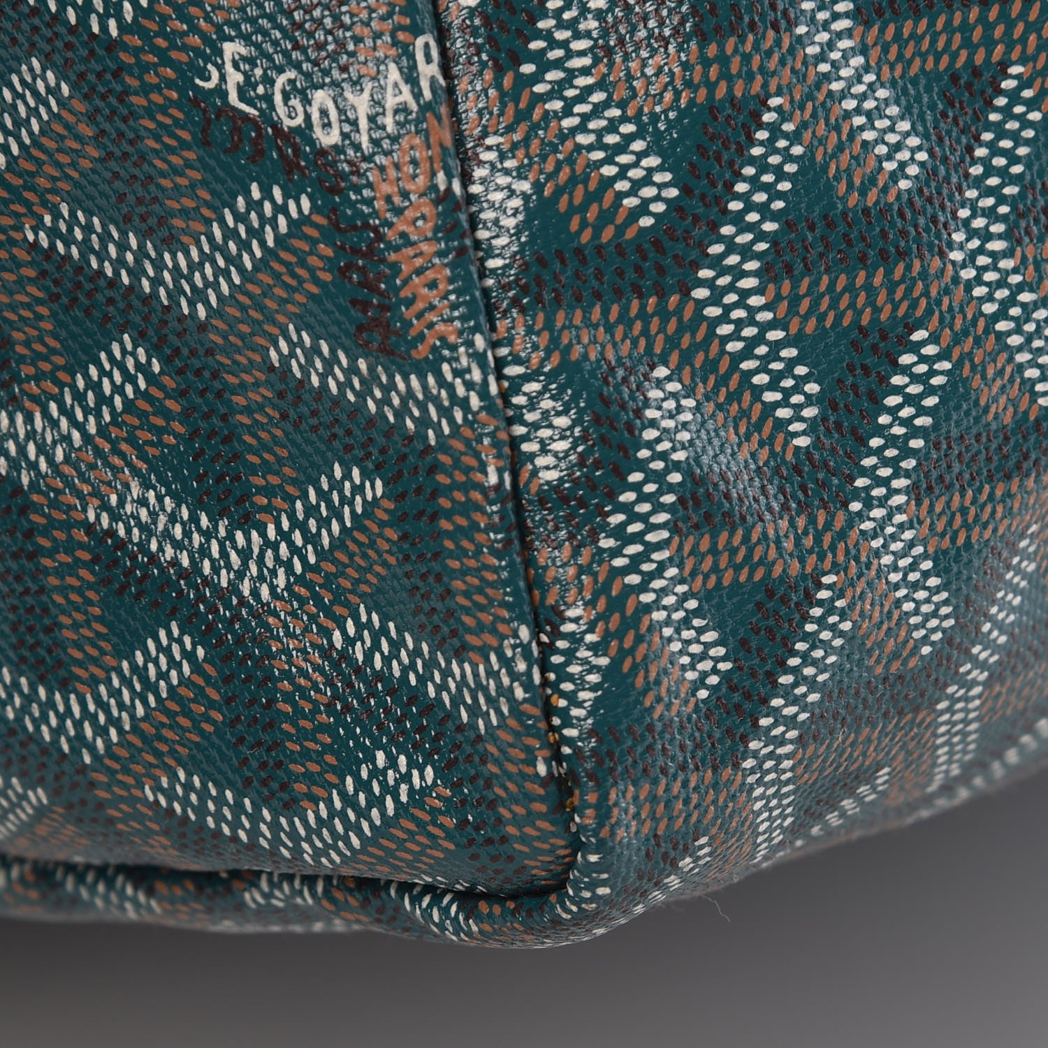 Goyard Goyardine Saint Louis GM Green 12 of 14