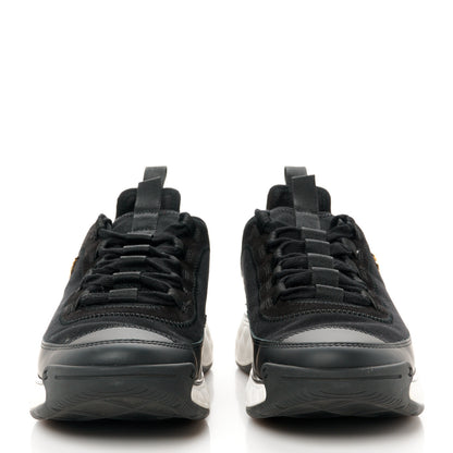 Chanel Velvet Calfskin Mixed Fibers CC Sneakers 41 Black 2 of 10