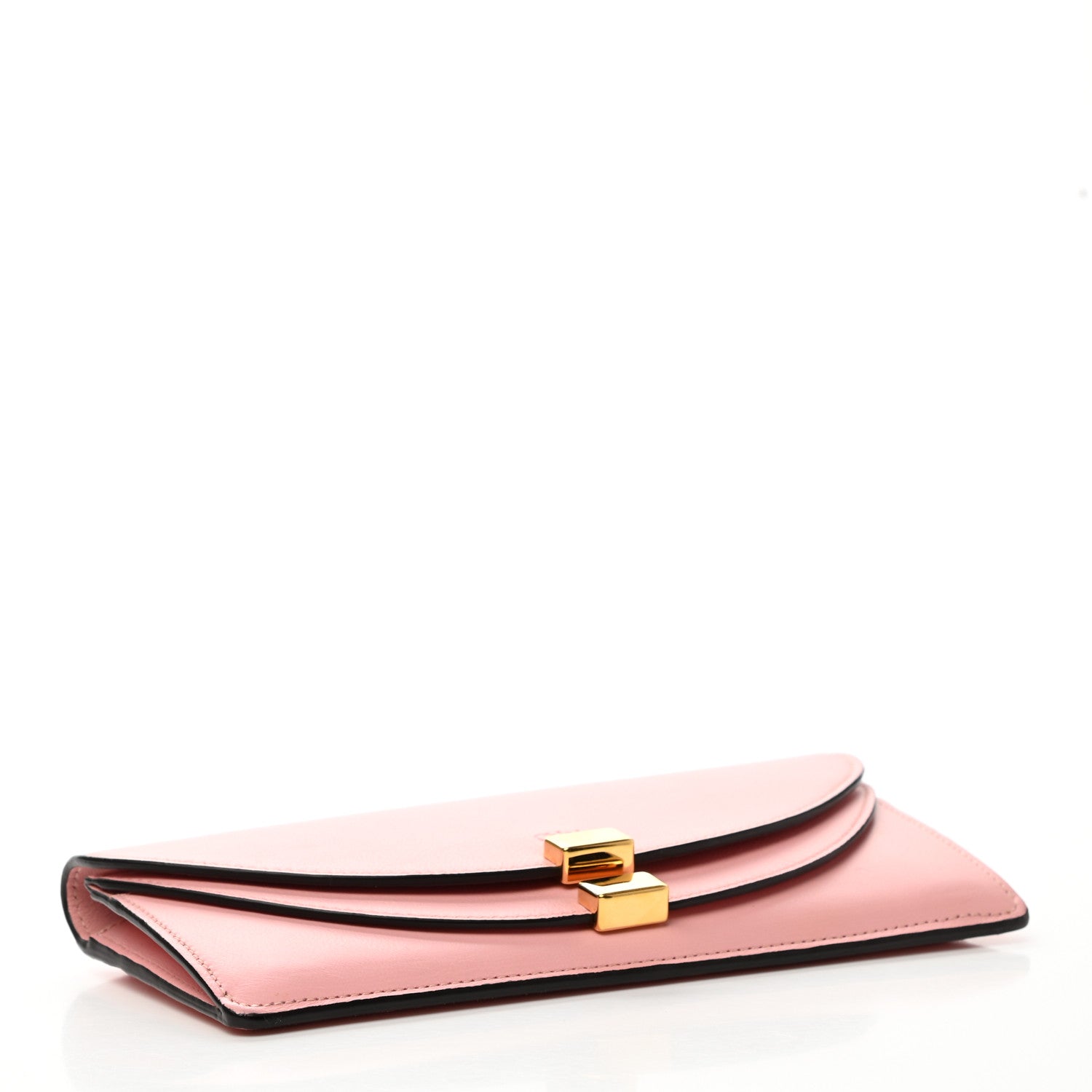 Chloe Calfskin Georgia Flap Wallet Washed Pink 4 of 9
