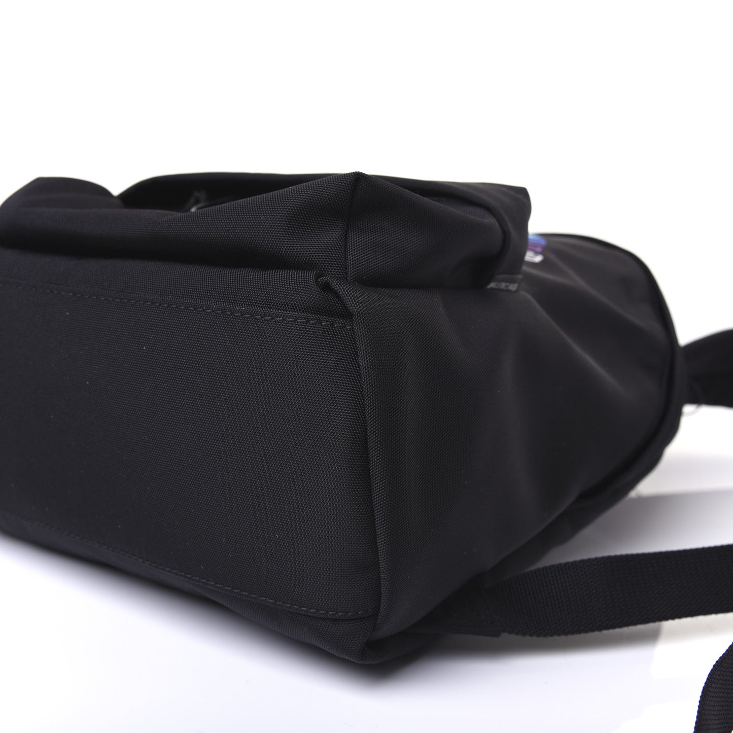 Nylon Embroidered You Are The World Explorer Backpack S Black