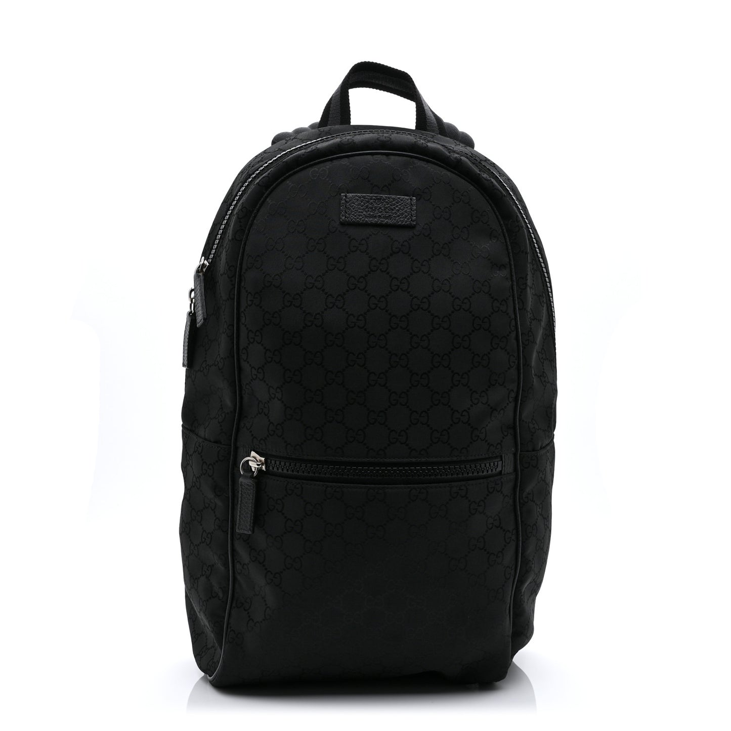 Nylon Monogram Slim Backpack Black