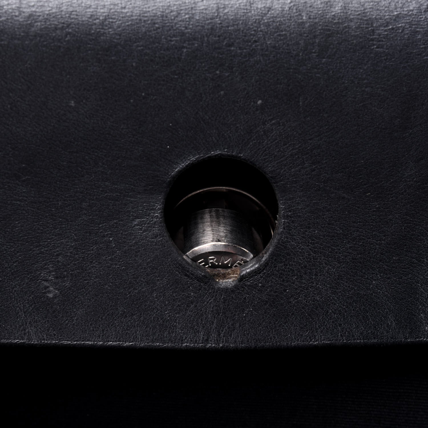 Hermes Toile Vache Calfskin Herbag 39 MM Black 15 of 33
