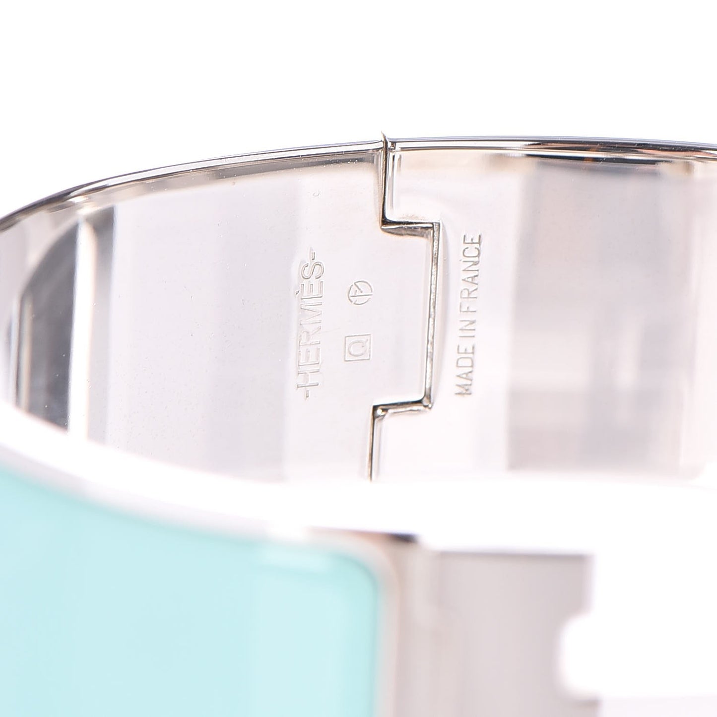 Enamel Wide Clic Clac H Bracelet GM Lagon