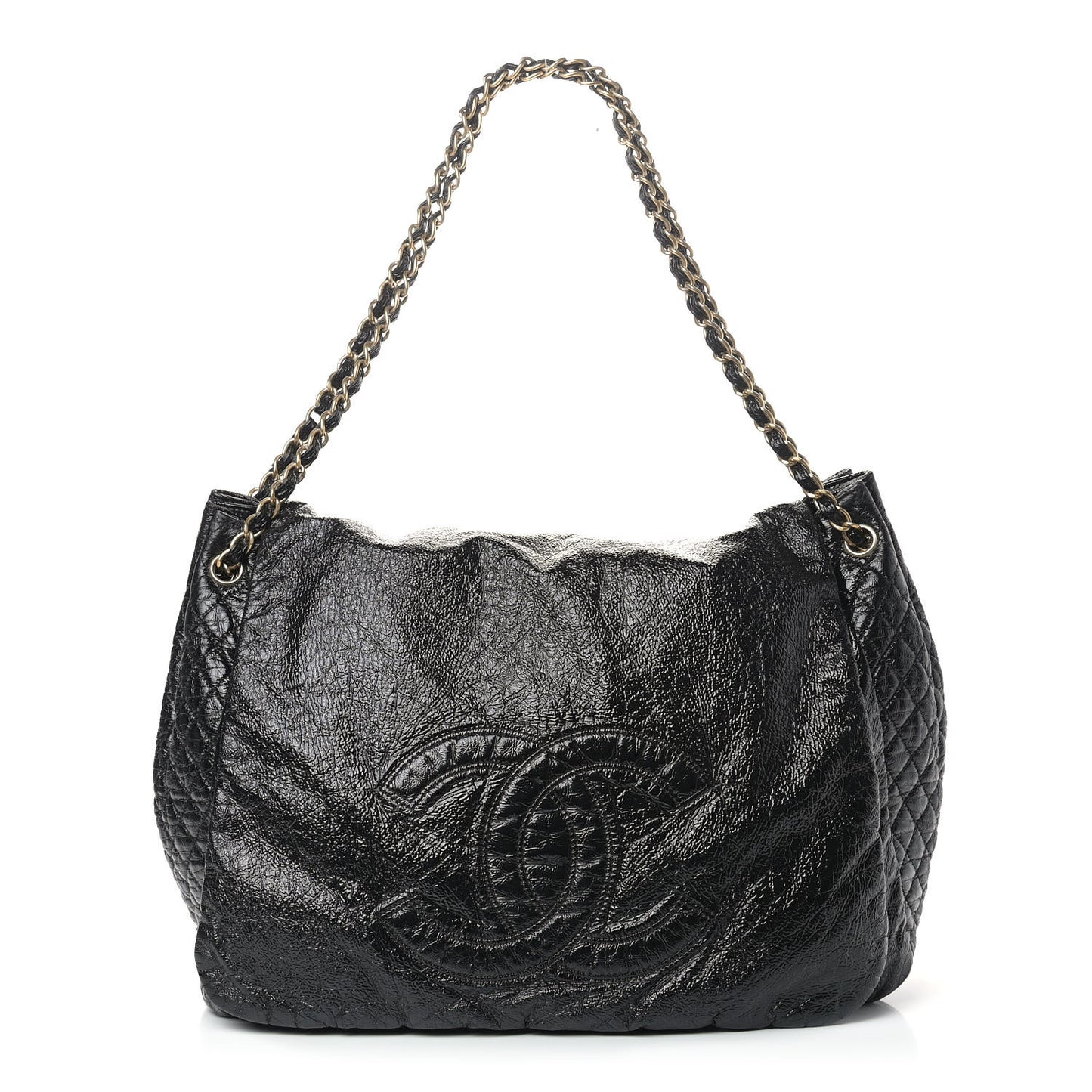 Vinyl XXL Rock and Chain Flap Black