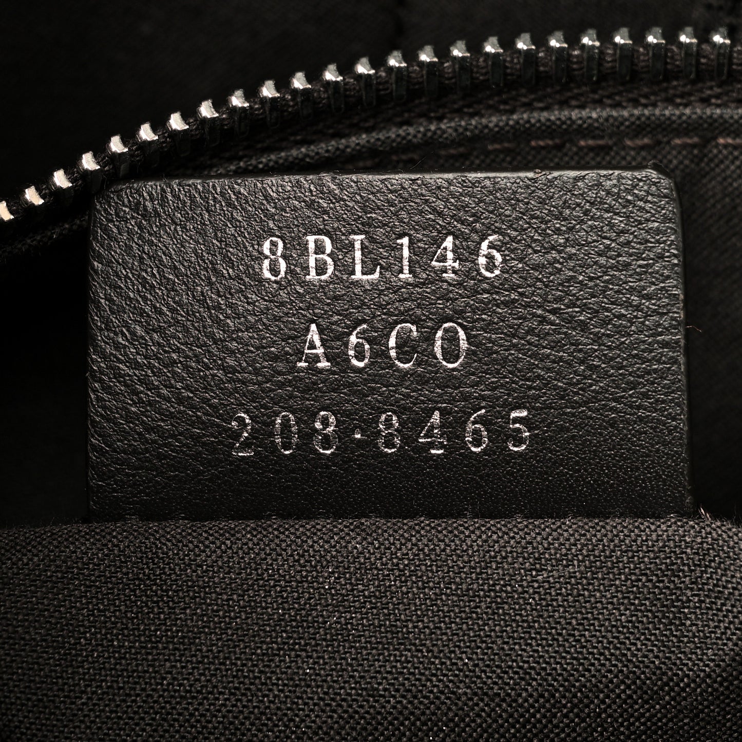 Vitello Dolce Bi-Color FF 1974 Embossed Medium By The Way Boston Bag White Ice Maya Black